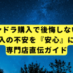 タンドラ購入で後悔しない！並行輸入の不安を『安心』に変える専門店直伝ガイド